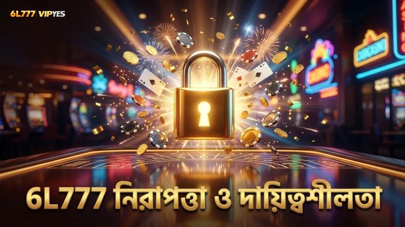 নিরাপত্তা ও দায়িত্বশীল গেমিংয়ে 6L777 এর প্রতিশ্রুতি।
