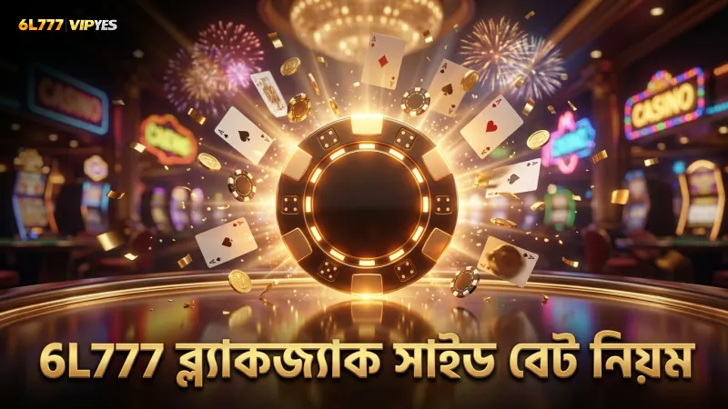 6L777-এ ব্ল্যাকজ্যাক সাইড বেটের গঠন ও নিয়মাবলী স্পষ্ট।