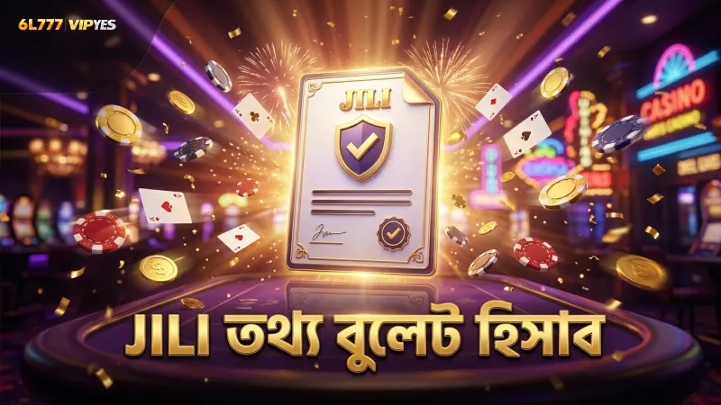 JILI অফিসিয়াল তথ্যের সাথে বুলেট খরচ ও রিটার্নের সঠিক হিসাব