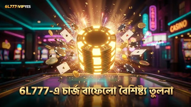 6L777-এ অন্যান্য স্লটের তুলনায় চার্জ বাফেলোর ভিন্নতা স্পষ্ট দেখা যায়।