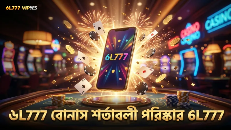 ৬L777 প্ল্যাটফর্মে বোনাস শর্তাবলীর সঠিক ব্যাখ্যা পাওয়া যায়