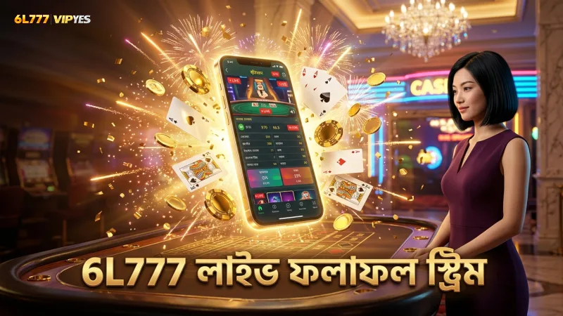 6L777 লাইভ স্ট্রিমে বাজির ফলাফল রিয়েল-টাইমে দেখা যায়