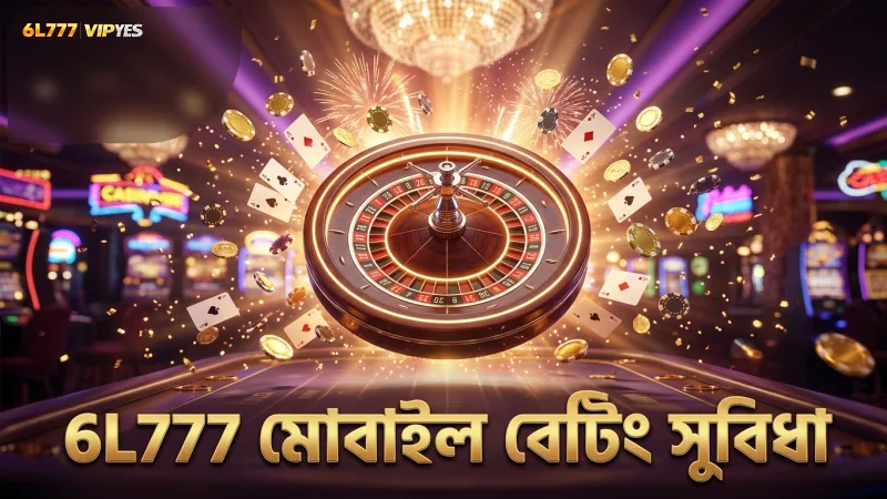 6L777 প্ল্যাটফর্মে মোবাইল বেটিং সুবিধা বাজি প্রক্রিয়া দ্রুত করে তোলে।
