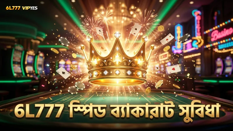 6L777 প্ল্যাটফর্মে স্পিড ব্যাকারাটের উন্নত সুবিধা পাওয়া যায়