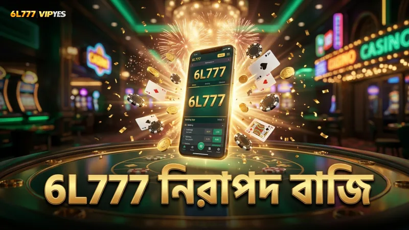 6L777 প্ল্যাটফর্মে বাজি ধরার নিরাপদ প্রক্রিয়া দেখানো হয়েছে